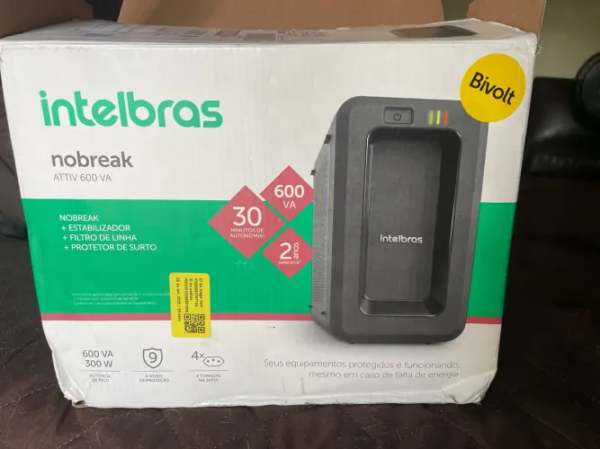 Nobreak Attiv 600 Bivolt 600va Preto