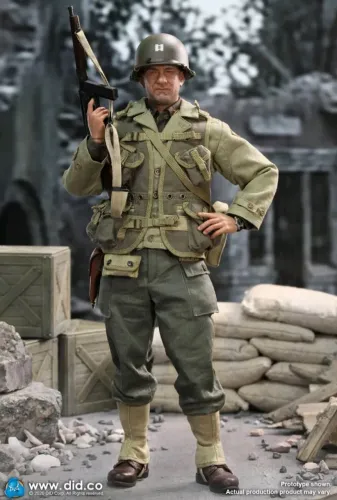 O Resgate do Soldado Ryan Tom Hanks 1/6 Did Toys Capitão Miller Action Figure Raro