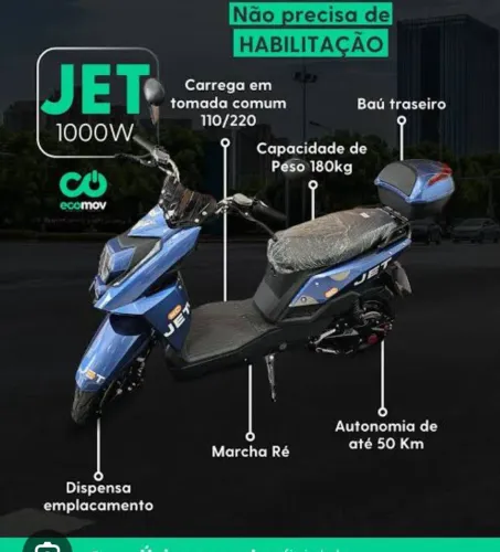 Scooter elétrico jet