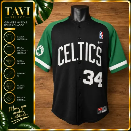 Jersey Nike Team NBA Boston Celtics Paul Pierce 34, tamanho M.