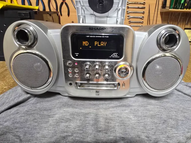 Micro System Radio Cd e Md SHARP