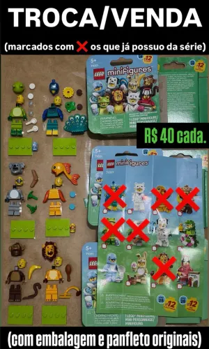 Lego minifigures série 28 (fantasias de animais)