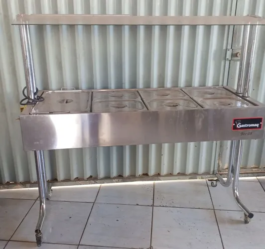 RECHUAD Quente 8 cubas 220v