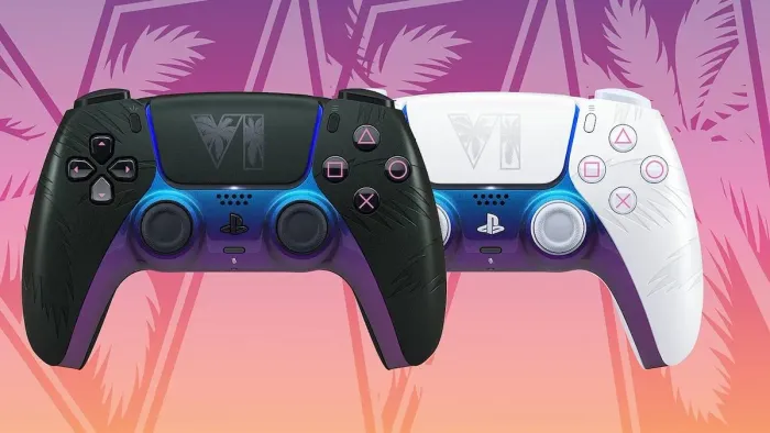 PlayStation Dualsense Gta6 branco/preto