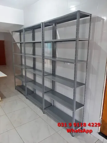 Estantes de aço com 6 Divisórias Novas Frete Gratis