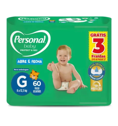 PACOTÃO FRALDA PERSONAL G 