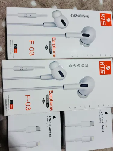 2 Cabos Lightning e 2 fones com fio leva tudo por 59