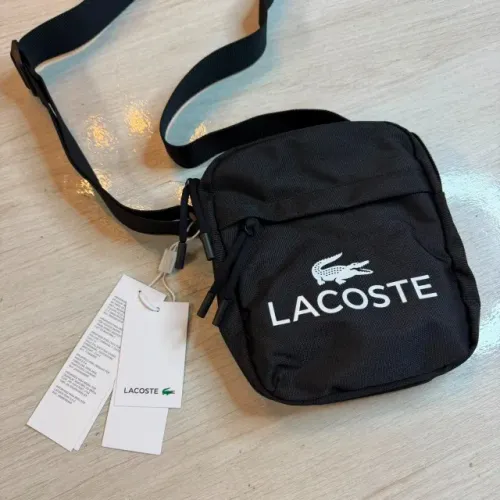 Bolsa Transversal Lacoste Original Vertical Camera Bag Preta