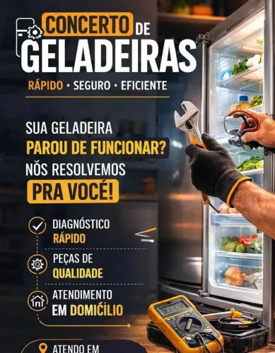Manutenção geladeiras freezer