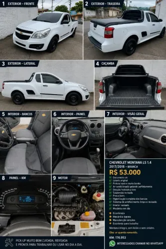 Chevrolet Montana LS 1.4 Econoflex 8V 2P 2018