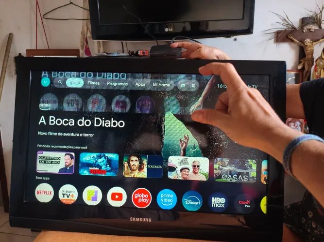 TV Samsung Leia Descrição - Pequeno Defeito na Imagem