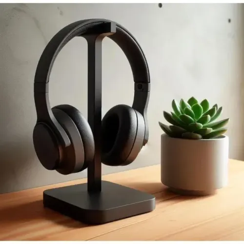 Suporte de Mesa para Fone Headset Elegante Minimalista