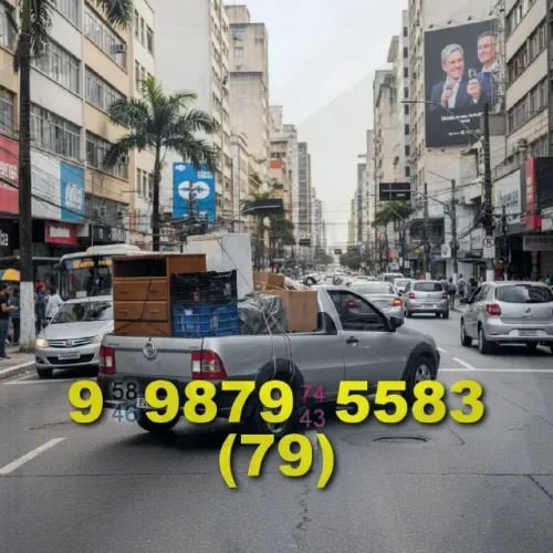 frete para carreto com ótimo preço, atendemos nos bairros Getúlio Vargas e Luzia!