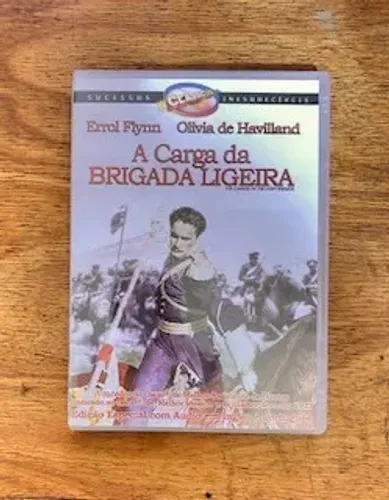 DVD A Carga da Brigada Ligeira (Direção: Michael Curtiz-1936) Com Errol Flynn