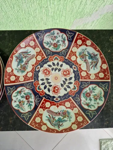 8 Pratos porcelana marroquina (Cocema).