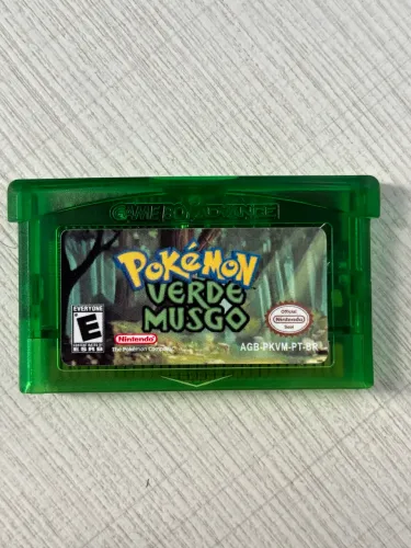 Cartucho Pokémon Verde Musgo GBA