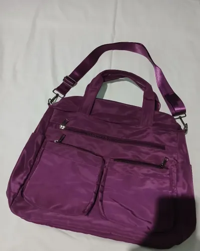 Bolsa transversal roxa