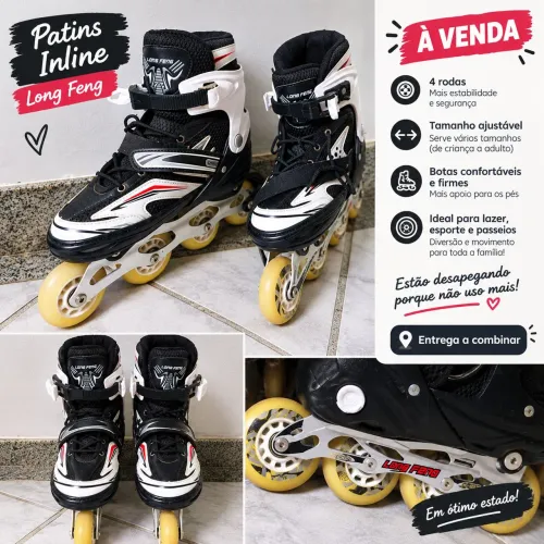 Patins semi profissional in line