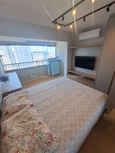 Studio mobiliado para locação no Lumière Studios, com 30m², na Chácara Klabin - São Paulo