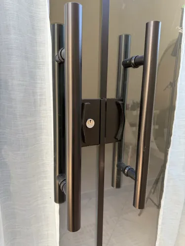 Portas de vidro novas
