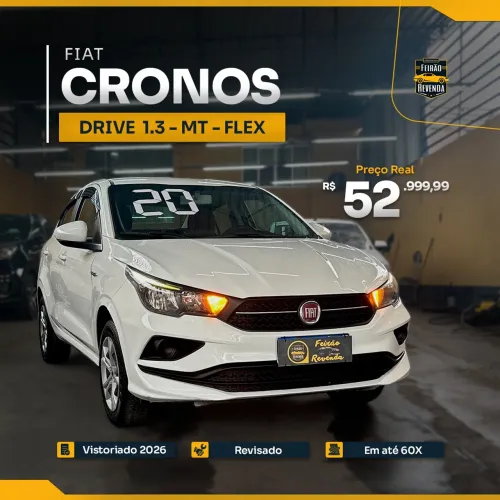 Fiat Cronos Drive 1.3 8V Flex 2020
