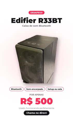 Caixa de Som Edifier R33BT Bluetooth