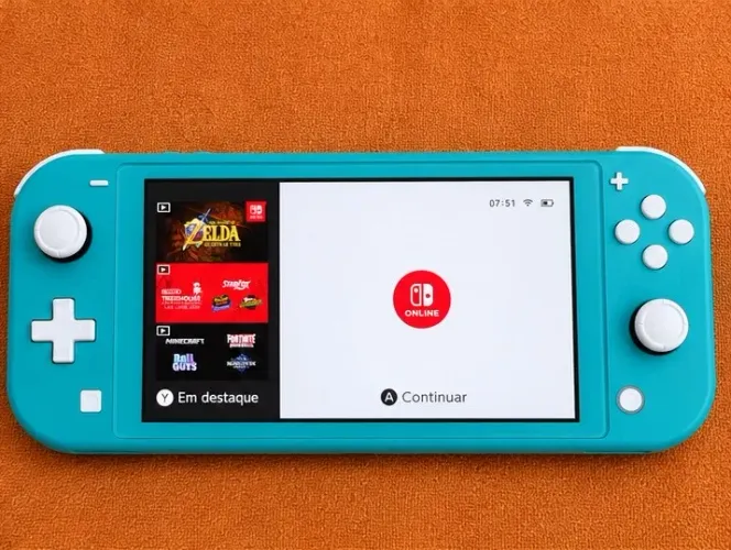 Nintendo switch lite turquesa