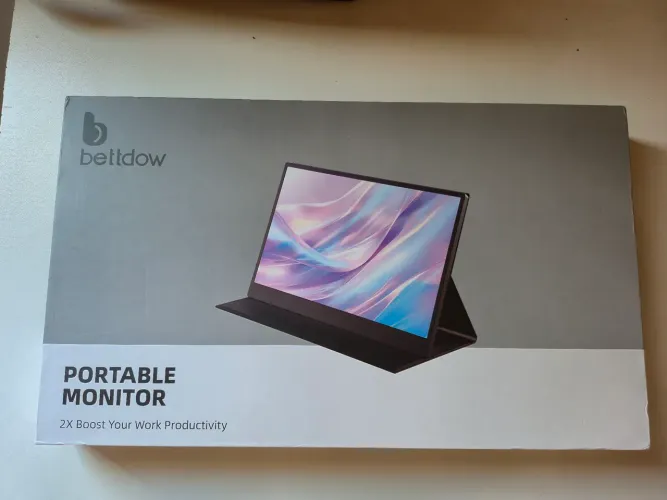 Monitor Portátil Gamer Bettdow 15.6'' Full HD 60Hz IPS Preto