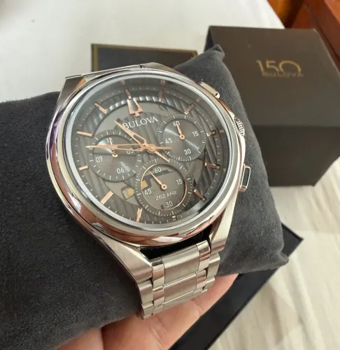 RELÓGIO BULOVA CURV CRONÓGRAFO MASCULINO 96A298N