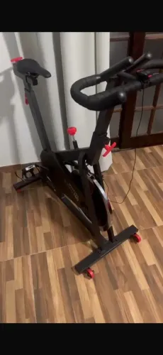 Bicicleta Spinning de Treino 100 Domyos Preta