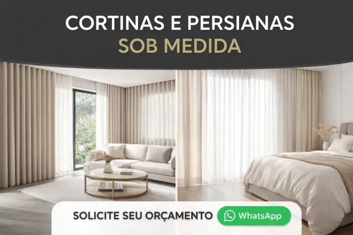 Cortinas Sob Medida para um Ambiente Sofisticado
