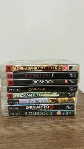 Lote de Jogos PS3 com Erro *