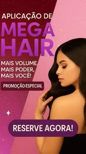 aplicação de mega hair