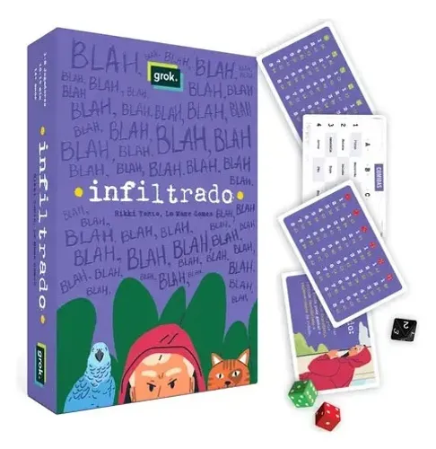 Jogo de cartas Infiltrado - Grok Party game LACRADO