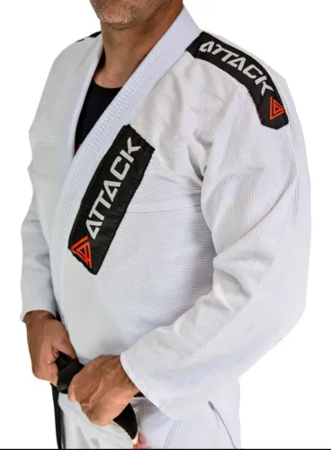 Kimono Trançado Branco Marca ATTACK