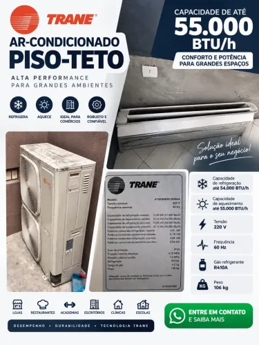 Ar condicionado Trane Iverter 54.000 BTUs