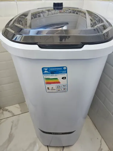 Tanquinho de Roupas 10kg Suggar<br>Eco LE1011/1012BR com 6 Programas de<br>Lavagem - Branca