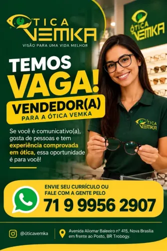 VENDEDOR(A) DE ÓTICA