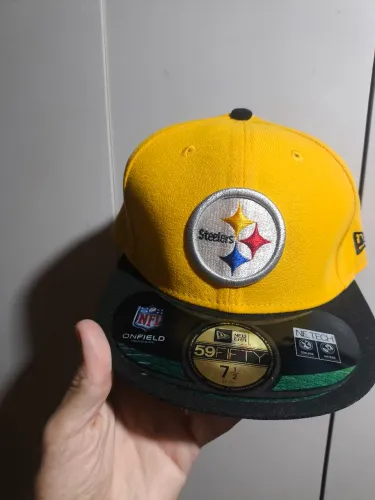 Boné New Era 7 1/2 59FIFTY Pittsburgh Steelers NFL On Field
