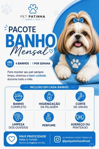 Banho Pet a domicilio
