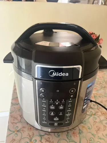 Panela de Pressão Elétrica 6 L Inox