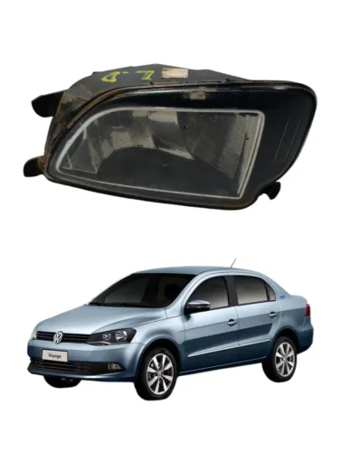 Farol Milha Direito Volkswagen Voyage Gol Saveiro G6 2014 Preto
