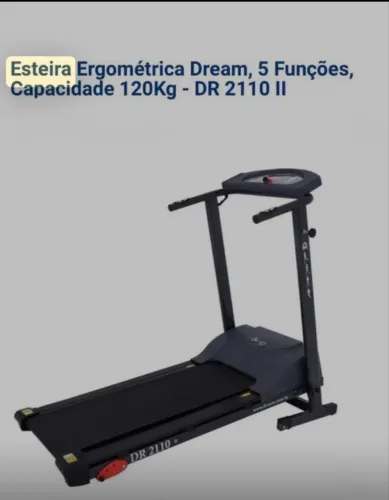 Esteira elétrica em excelente estado - pouquíssimo uso!