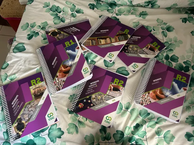 Kit 7 Livros Pré-vestibular