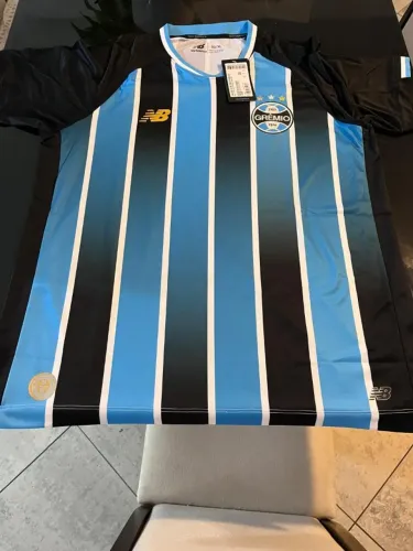 Camisa Grêmio Jogador 2026 New Balance Tricolor - Tamanho M
