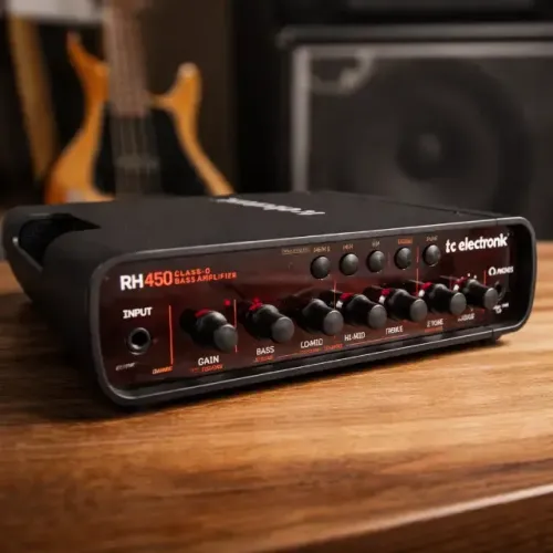 Cabeçote Baixo Tc Electronic Rh450 450w C/ Footswitch E Bag (Usado)