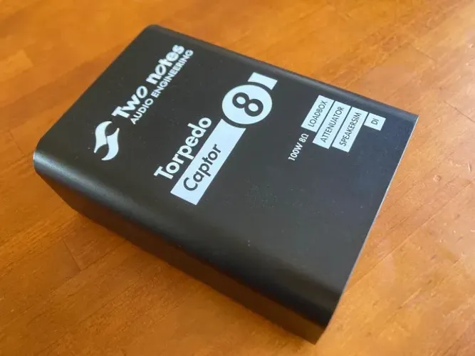 Load Box Reativo, atenuador de potência e DI-Torpedo Captor 8 - Two Notes