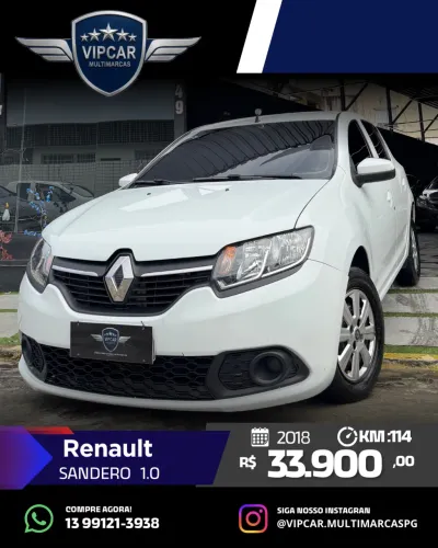 Renault Sandero Authentique Flex 1.0 12V 5P 2018