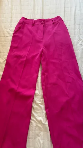 Calça Alfaiataria Rosa G 