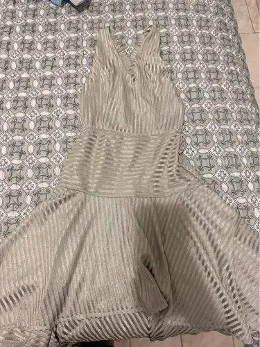 Vestido botswana cinza PP